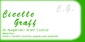 cicelle graff business card